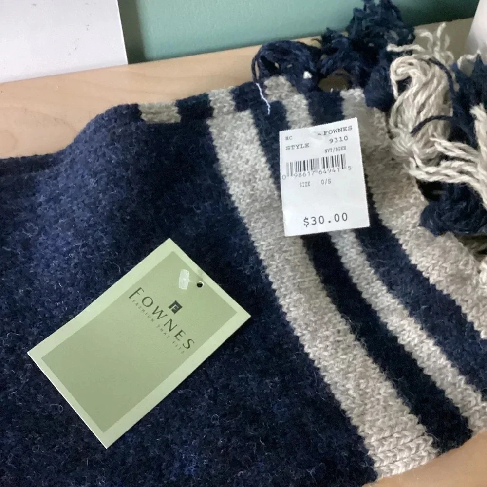 Fownes wool blend scarf